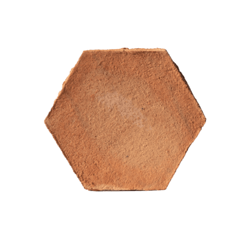 Baldosa de forma hexagonal fabricada en barro cocido