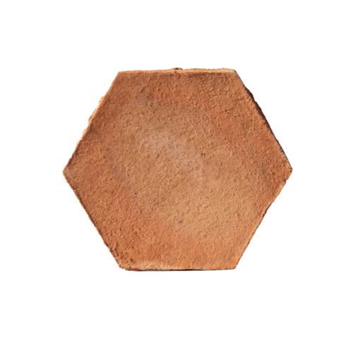Baldosa en forma de hexágono fabricada en barro cocido